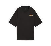 PUMA T-Shirt Oversize con Grafica Wardrobe Essentials Go Together per Ragazzi 152, Black