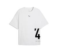 PUMA T-Shirt Oversize Graphics Training da Uomo 3XL, White