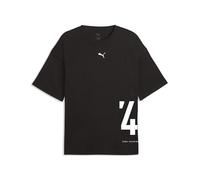 PUMA T-Shirt Oversize Graphics Training da Uomo M, Black