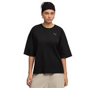 PUMA T-shirt oversize HER da donna, Abbigliamento, Nero, M M