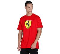 PUMA T-Shirt Scuderia Ferrari Big Shield da Uomo XXL Rosso Corsa Red