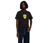 PUMA T-Shirt Scuderia Ferrari Coloured Shield da Uomo S, Black