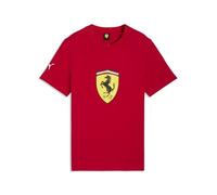 PUMA T-Shirt Scuderia Ferrari con Stemma colorato per Ragazzi 176, Rosso Corsa Red