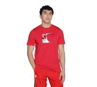 PUMA T-shirt Scuderia Ferrari HP Race Big Shield da uomo, Abbigliamento, Rosso Corsa, M M