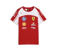 PUMA T-shirt Scuderia Ferrari HP Replica per ragazzi, Accessori, Rosso, 5-6Y 5-6Y