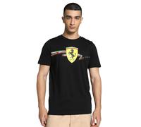 PUMA T-Shirt Scuderia Ferrari Race Big Shield da Uomo M Black