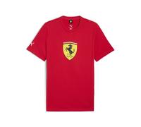 PUMA T-shirt Scuderia Ferrari Sportswear ColouRosso Shield da uomo, Motorsport, Rosso Corsa, XL XL