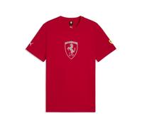 PUMA T-shirt Scuderia Ferrari Tonal Shield da uomo, Accessori, Rosso, XS XS