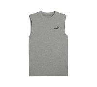 PUMA T-Shirt Senza Maniche Essentials con Logo N. 1 da Uomo S, Medium Gray Heather