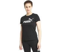 T-shirt Puma Essentials manica corta nero bianco donna - XS