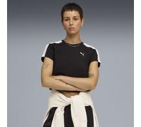 PUMA T-shirt T7 da donna, Abbigliamento, Nero, S S