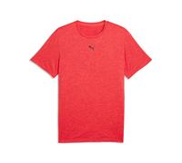 PUMA T-shirt TAD ESSENTIALS Heather Cat da uomo, Abbigliamento, Rosso, S S