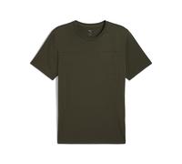 PUMA T-shirt TAD TECH Triblend da uomo, Performance, Dark Olive, S S