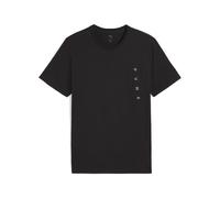 PUMA T-shirt TAD TECH Triblend da uomo, Performance, Nero, S S