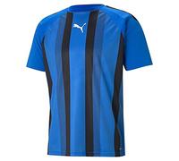 Puma T-Shirt Teamliga Jersey Uomo, Limonata Blu Elettrico/Nero/Bianco, S