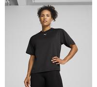 PUMA T-shirt Train All Day Essentials dal taglio morbido da donna, Abbigliamento, Nero, M M