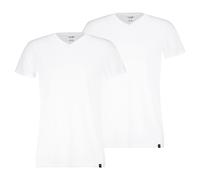 Puma T-Shirt Uomo Confezione 2 Pezzi V-Neck Regular Fit, Scuro/Bianco