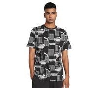 PUMA T-Shirt Uomo Ess+Logo Lab AOP Tee 678982 (Nero, L)