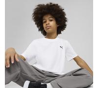 PUMA T-shirt WARDROBE ESS per ragazzi, Abbigliamento, Bianco, 7-8Y 7-8Y