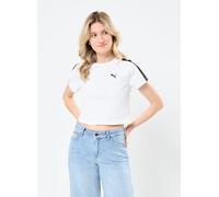 Puma - T7 Baby Tee Bianco - Abbigliamento L Bianco