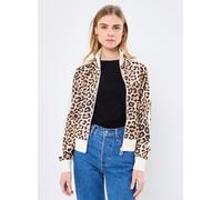 PUMA - T7 - Giacca sportiva con stampa leopardata-Marrone S