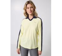 Puma - T7 Relaxed Long Sleeve Polo Giallo - Abbigliamento XL Giallo