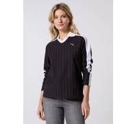 Puma - T7 Relaxed Long Sleeve Polo Nero - Abbigliamento XL Nero