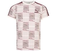 Puma T7 Sport Té Uomo Tempo Libero Casual Regolare T-Shirt Rosso Nuovo