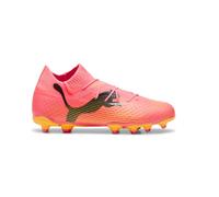 PUMA Tacchetti da calcio per bambini Future 7 Pro Firm GroundArtificial Ground - Bianco, Rosa, 12 Big Kid