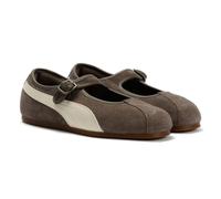 PUMA Tacklette Sneakers in Pelle Scamosciata Marroni da Donna