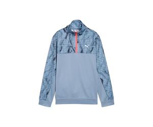 PUMA Tad Ess AOP Poly Mezza Zip B Crew Felpe Bambino (Confezione da 1)