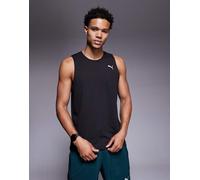 PUMA - Tad Tech - Top senza maniche tecnico da allenamento nero in tessuto tri-blend-Verde XS