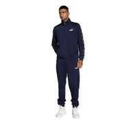 PUMA Tape Poly Suit Cl, Tuta Sportiva Uomo, Blu Navy, S