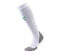 Puma Team Liga Socks Core Calzettoni da Calcio, Bianco (White/Pepper Green), 43-46 Uomo