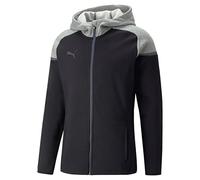 PUMA Teamcup Casual con Cappuccio Jkt, Giacca Uomo, Black, M