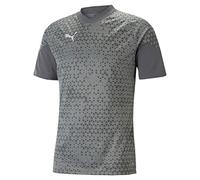PUMA Teamcup Training Jersey, Maglietta Uomo, Grigio Medio Piatto, S