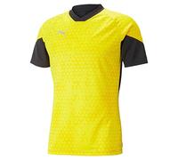 PUMA Teamcup Training Jersey, Maglietta Uomo, Cyber Yellow Nero, L