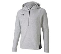 PUMA Teamfinal 21 Casuals Hoody, Felpa con Cappuccio Uomo, Light Gray Heather, 3XL
