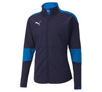Puma Teamfinal 21 Sideline Giacca Tuta, Uomo, Peacoat/Electric Blue Lemonade, L