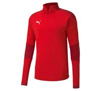 Puma Teamfinal 21 Training 1/4 Zip Top Felpa, Uomo, Puma Red/Chili Pepper, 3Xl