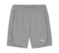 PUMA Teamfinal Casuals Pantaloncini Jr, Lavorati a Maglia Unisex-Adulto, Grigio Medio Erica Argento, 116