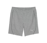 PUMA teamFINAL Casuals Shorts Wmn - Pantaloncini in Maglia Adulti Unisex, Medium Gray Heather-PUMA Silver, 658541