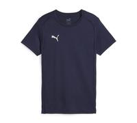 PUMA Teamfinal Casuals Tee Jr, Maglietta Unisex-Adulto, Navy Silver, 164