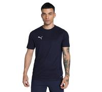 PUMA teamFINAL Casuals Tee - Tee Adulti Unisex, PUMA Navy-PUMA Silver,