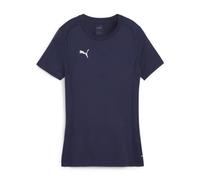 PUMA teamFINAL Casuals Tee Wmn - Tee Adulti Unisex, PUMA Navy-PUMA Silver,