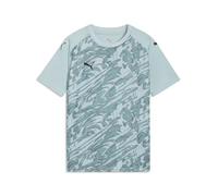 PUMA teamFINAL Graphic Jersey Jr, 140, Modern Mint Black-Adriatic