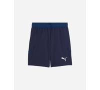 PUMA teamFINAL Shorts - Pantaloncini in Tessuto Adulti Unisex, PUMA Navy-PUMA White-Persian Blue, 705743