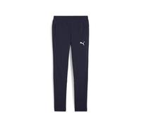 PUMA Teamfinal Casuals Pantaloni Jr, Lavorati a Maglia Unisex-Bambini, Navy Argento, 140