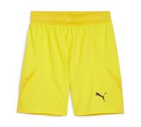 PUMA teamFINAL Shorts - Pantaloncini in Tessuto Adulti Unisex, Faster Yellow-PUMA Black-Sport Yellow, 705743