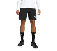 PUMA teamFINAL Shorts - Pantaloncini in Tessuto Adulti Unisex, PUMA Black-PUMA White-Flat Dark Gray, 705743